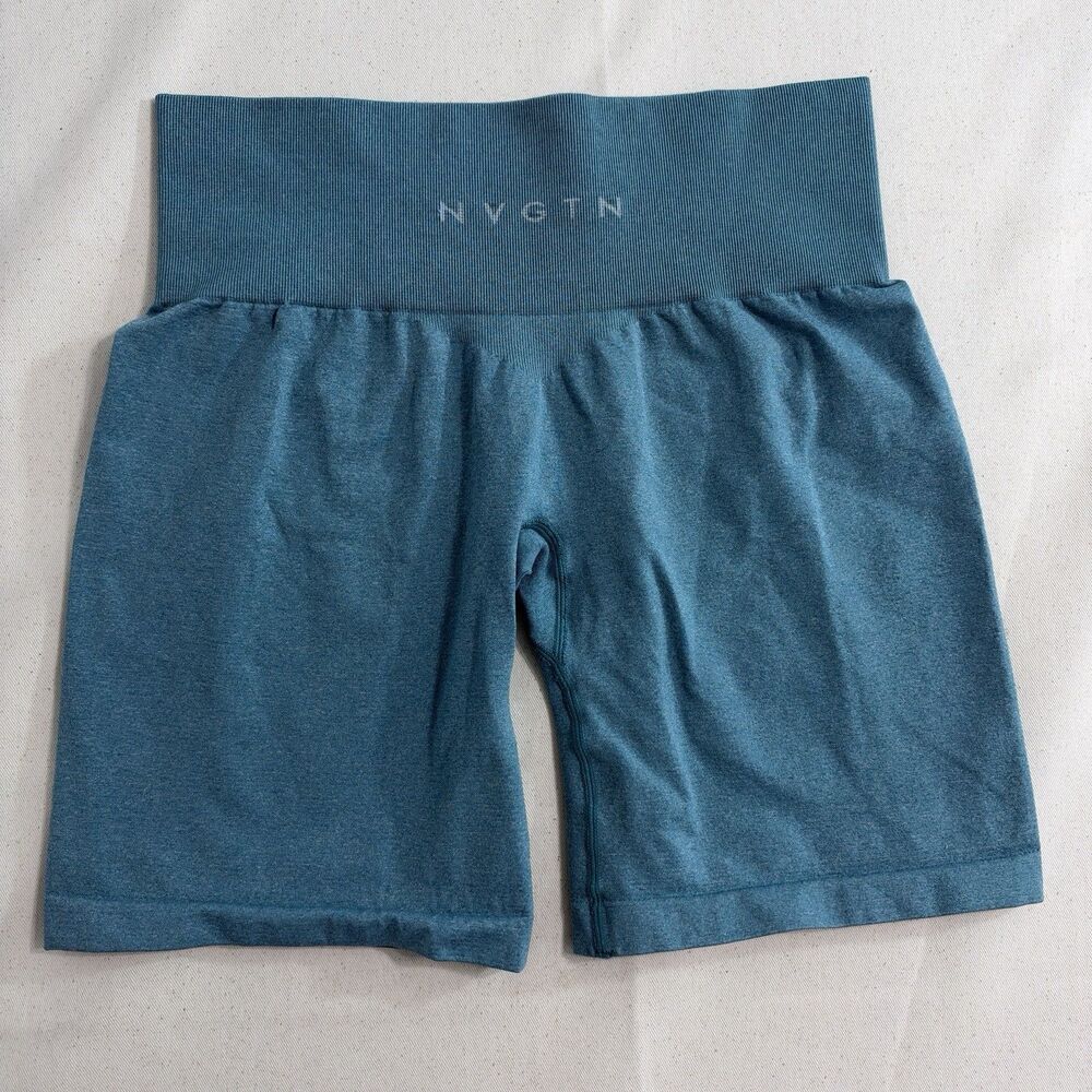 NVGTN Blue Contour Shorts Size Medium